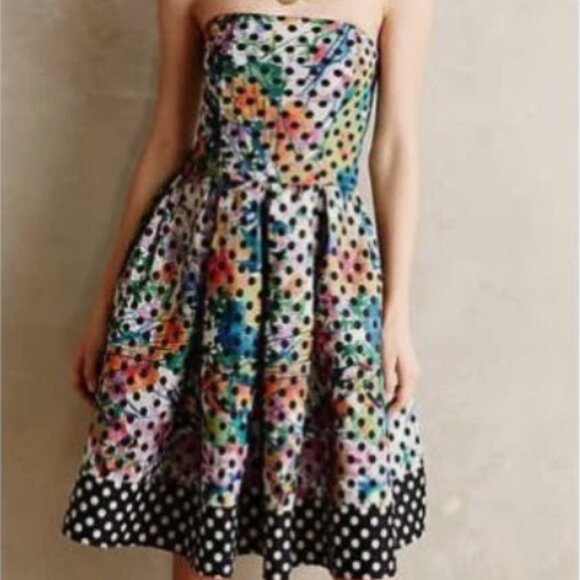 Anthropologie Corey Lynn Carter Polka Dot Dress - Picture 1 of 5